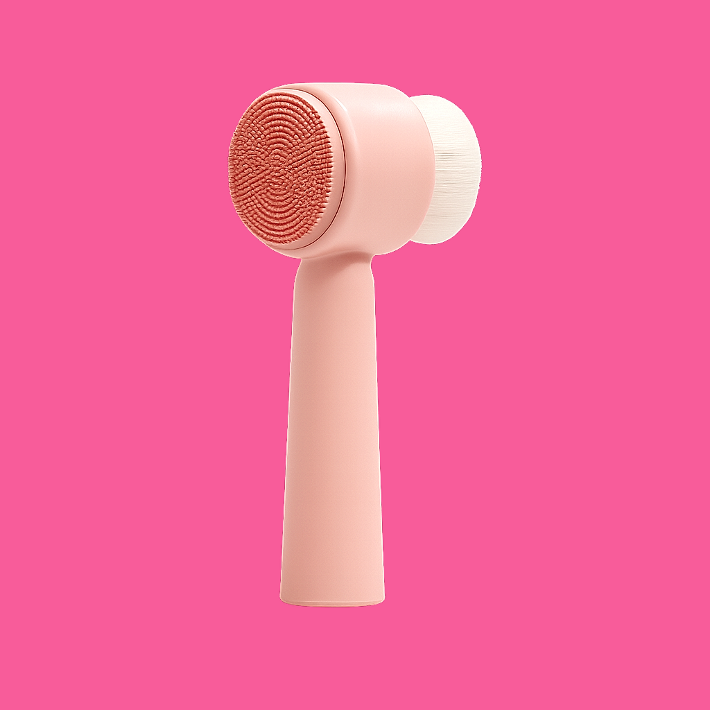 CONTOURA Soft Bristle Silicone Facial Cleansing Brush