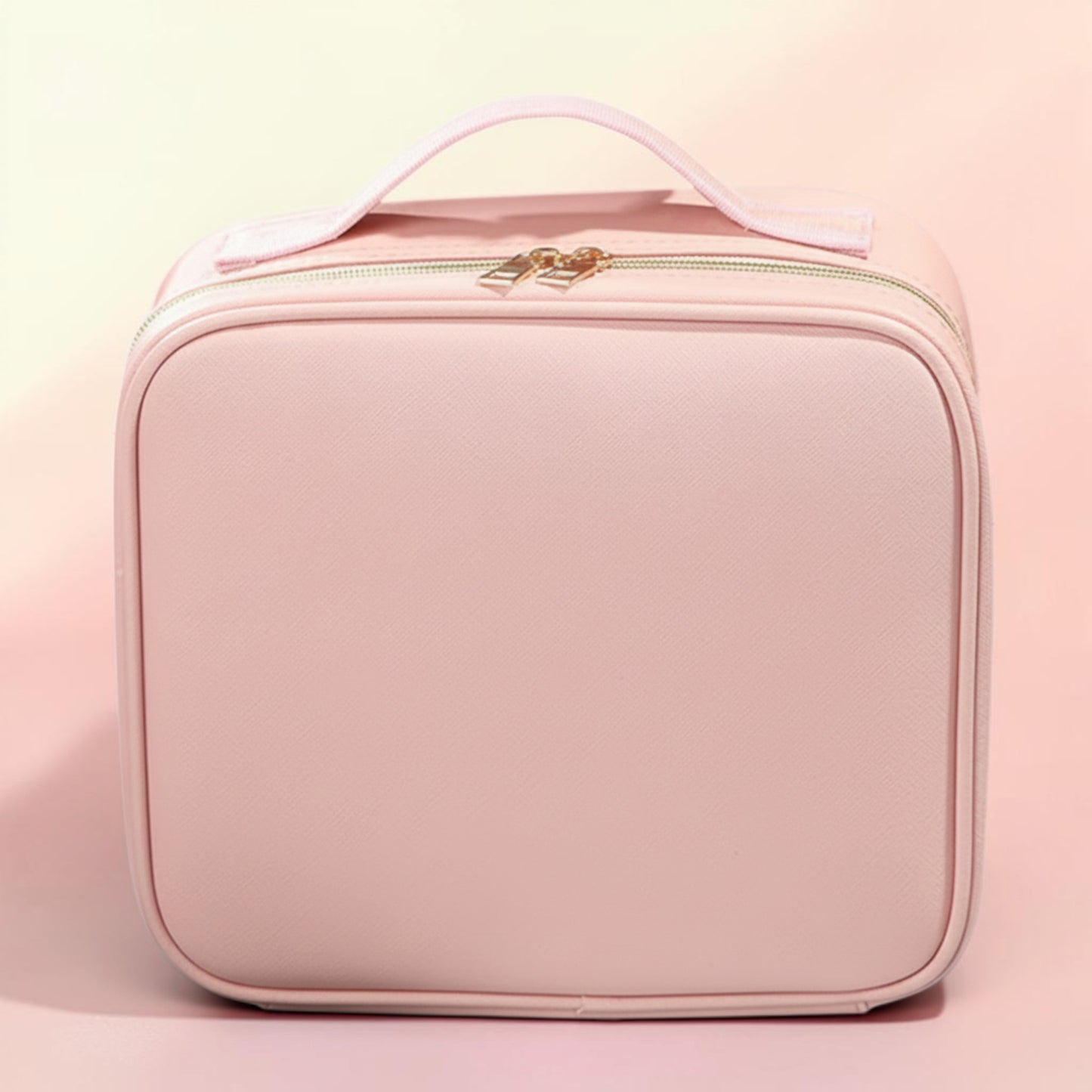 CONTOURA Large-Capacity PU Leather Travel Makeup & Cosmetic Organizer