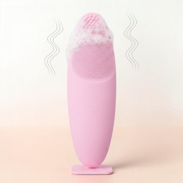 CONTOURA Wireless Heated Silicone Facial Cleansing Brush