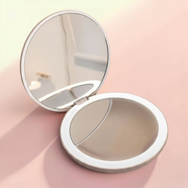 CONTOURA LED Lighted Makeup Organizer Box with Mirror